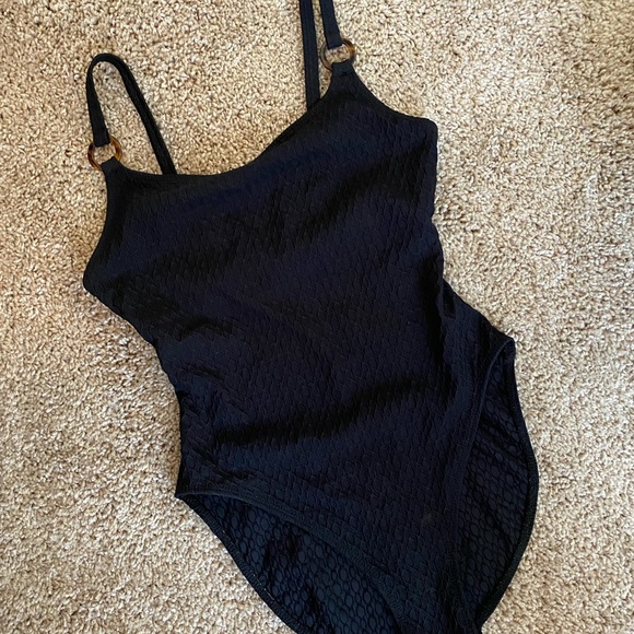Vintage Other - Vintage 80s Black One Piece